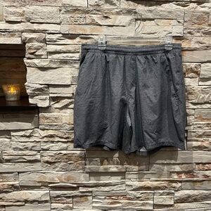 Lululemon Men’s Heather Gray Pace Breaker  Athletic Shorts Size XL